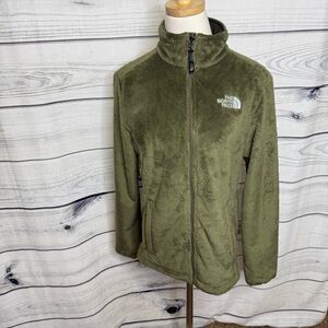 The North Face Forest Green Fleece Jacket, full zip